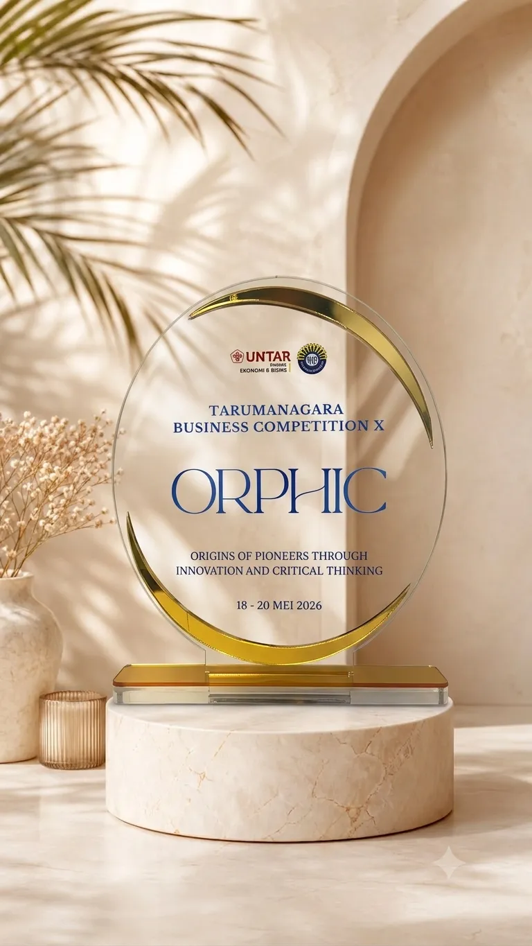 Koleksi Best Seller Custom - Plakat Kompetisi Kampus Custom Akrilik / Trofi Piala Turnamen & Olimpiade Mahasiswa - Rednine Shop